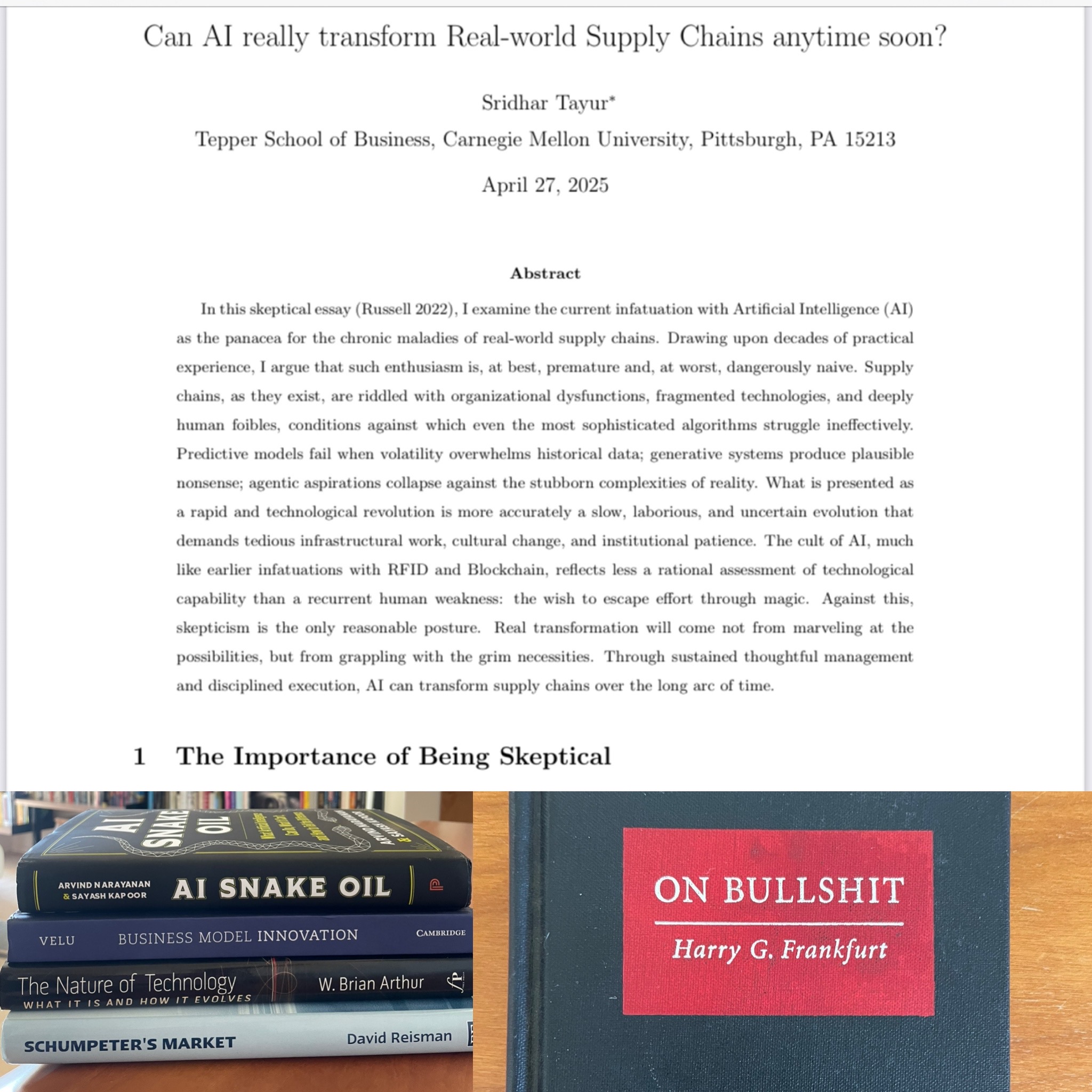 The Importance of Being Skeptical – My Ample Life